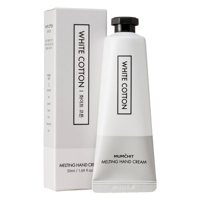 MUMCHIT Melting Hand Cream White Cotton 50ml - EmpressKorea