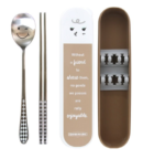 BLUETABLE Noiseless Stainless Steel Spoon Case Set / Made in Korea - EmpressKorea