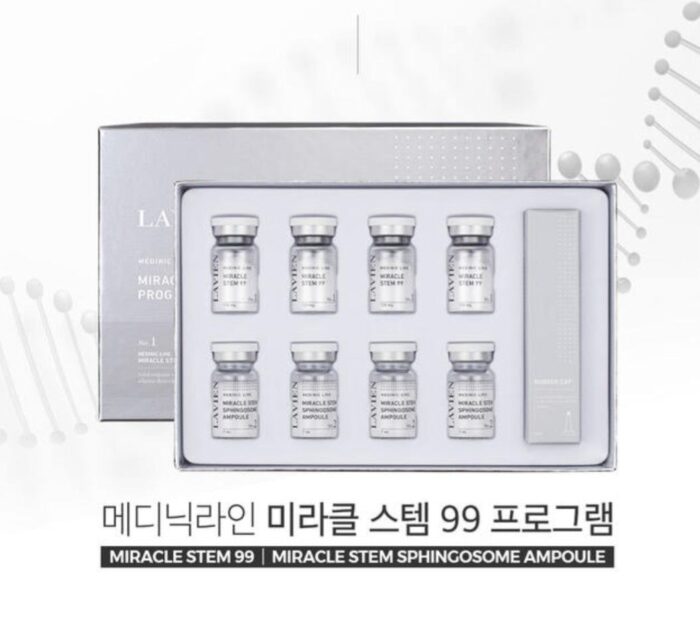 LAVIEN Medinic Line Miracle Stem 99 Program / Stem Cell Ampoule 99.6% (996,000PPM) 4-Week Program / Medinic Line Miracle Stem99 System - EmpressKorea
