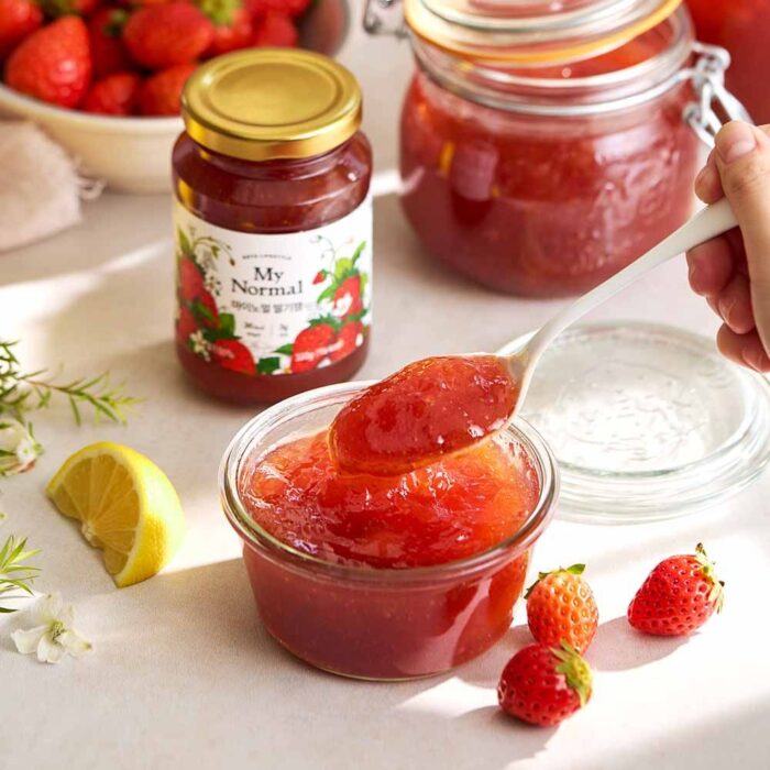 My Normal low-carb strawberry jam, 320g - EmpressKorea