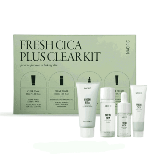 NACIFIC Fresh Cica Plus Clear Kit (Travel Set) - EmpressKorea