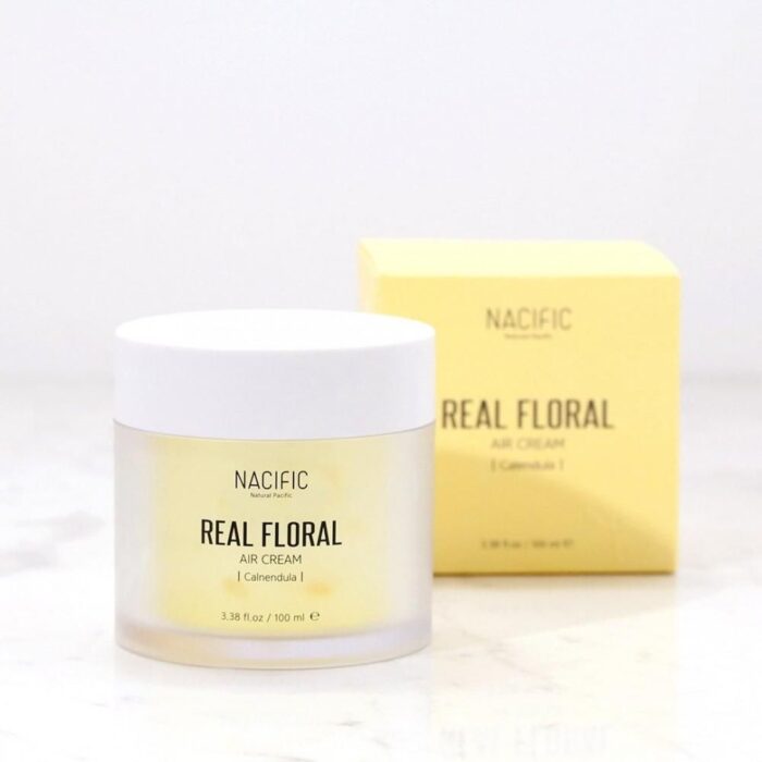 NACIFIC Real Floral Air Cream - Calendula 100ml*2ea - EmpressKorea