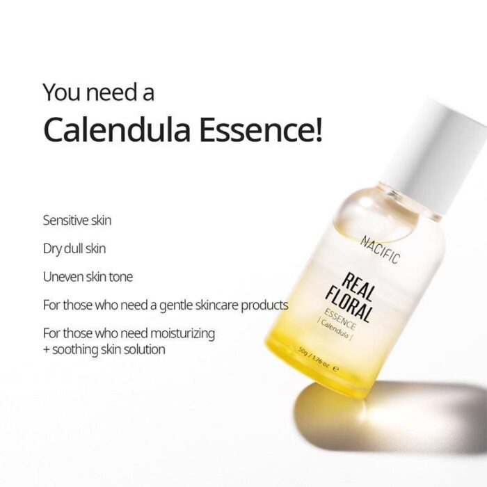 NACIFIC Real Floral Calendula Essence 180ml - EmpressKorea