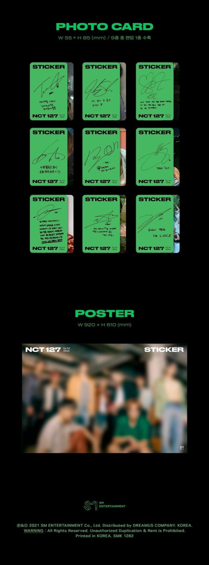 NCT 127 - 3rd Album: STICKER (Seoul City Ver.) - EmpressKorea
