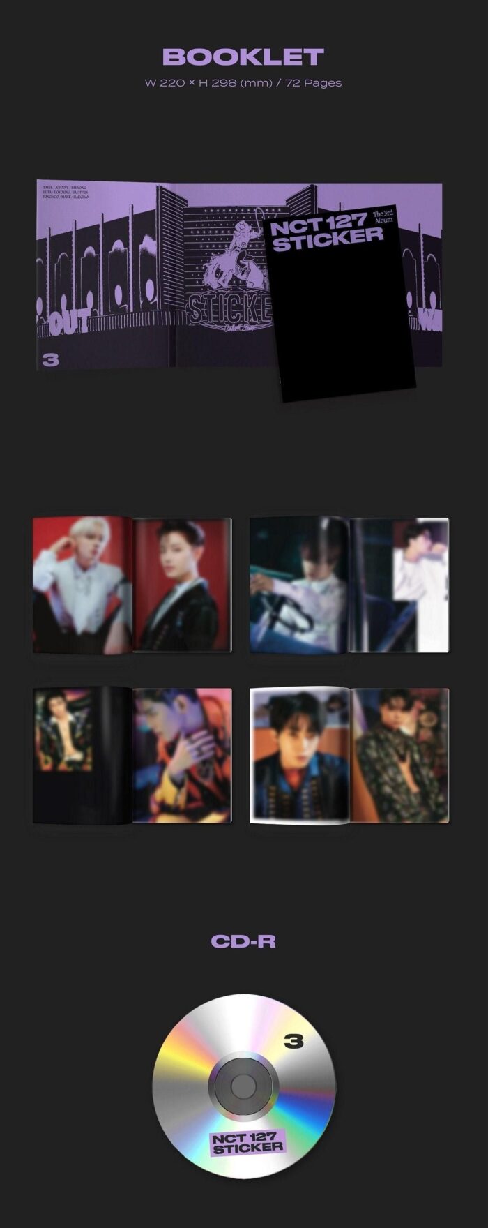 NCT 127 - 3rd Album: STICKER (Sticker Ver.) - EmpressKorea
