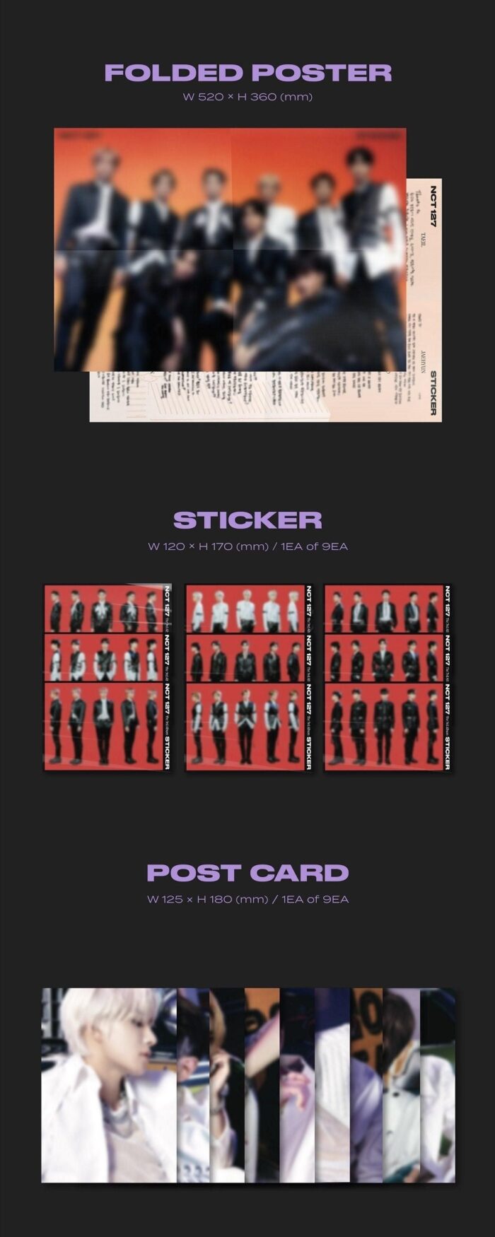 NCT 127 - 3rd Album: STICKER (Sticker Ver.) - EmpressKorea