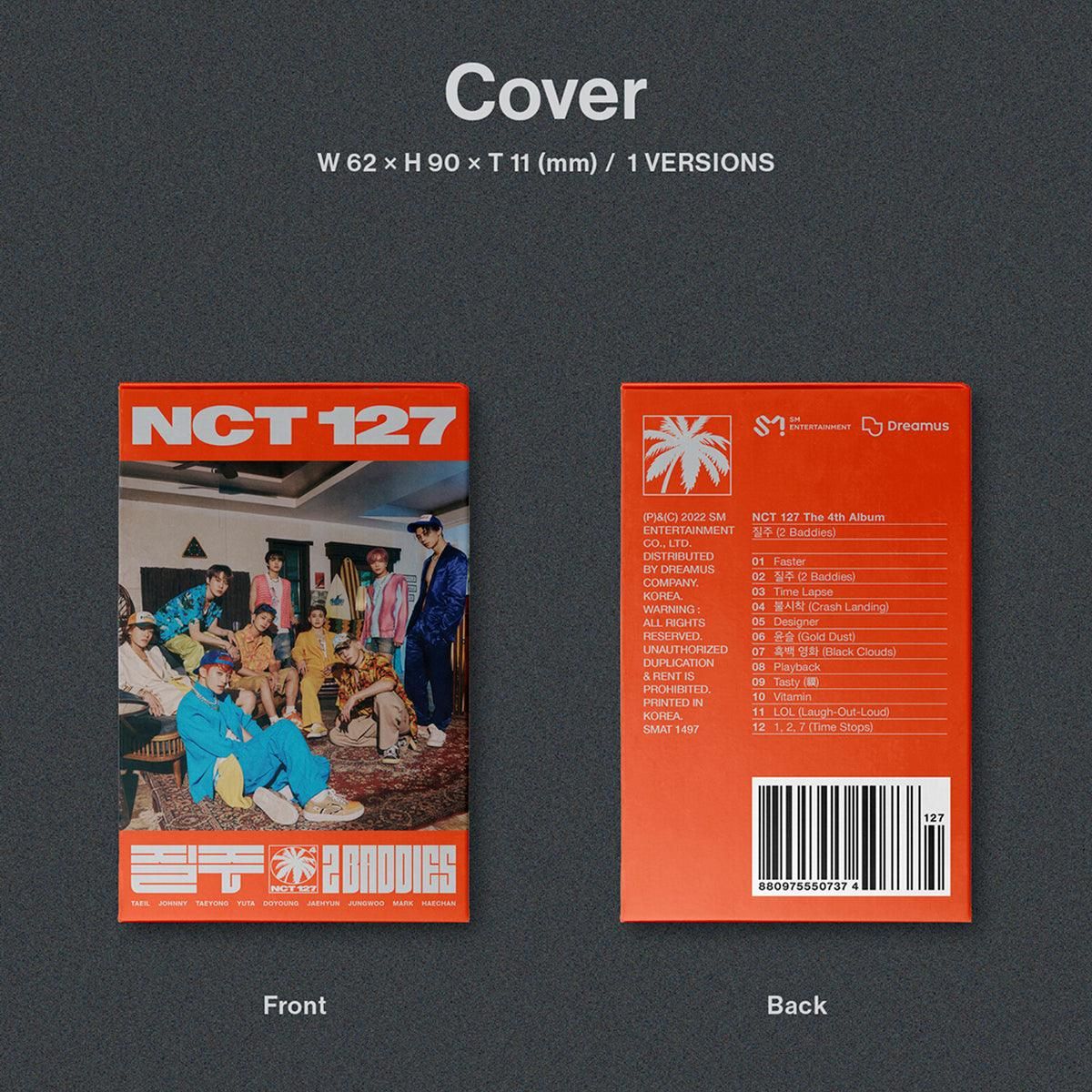 NCT 127 - 4th Album: 2 Baddies (Nemo Ver.) - EmpressKorea