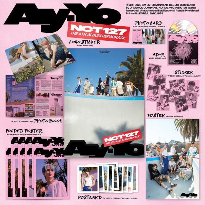 NCT 127 -  4th Repackage Album: Ay-Yo - EmpressKorea