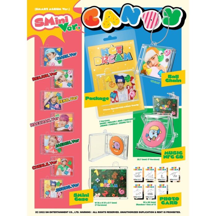 NCT DREAM - Winter Special Mini Album: Candy (SMini Ver.) - EmpressKorea