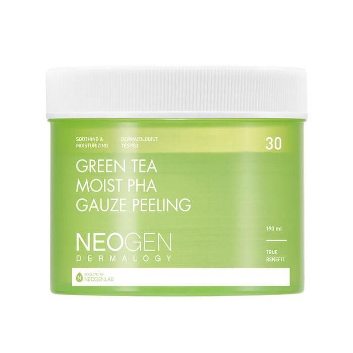 NEOGEN Green Tea Moist PHA Gauze Peeling 30 Pads - EmpressKorea