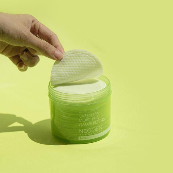NEOGEN Green Tea Moist PHA Gauze Peeling 30 Pads - EmpressKorea
