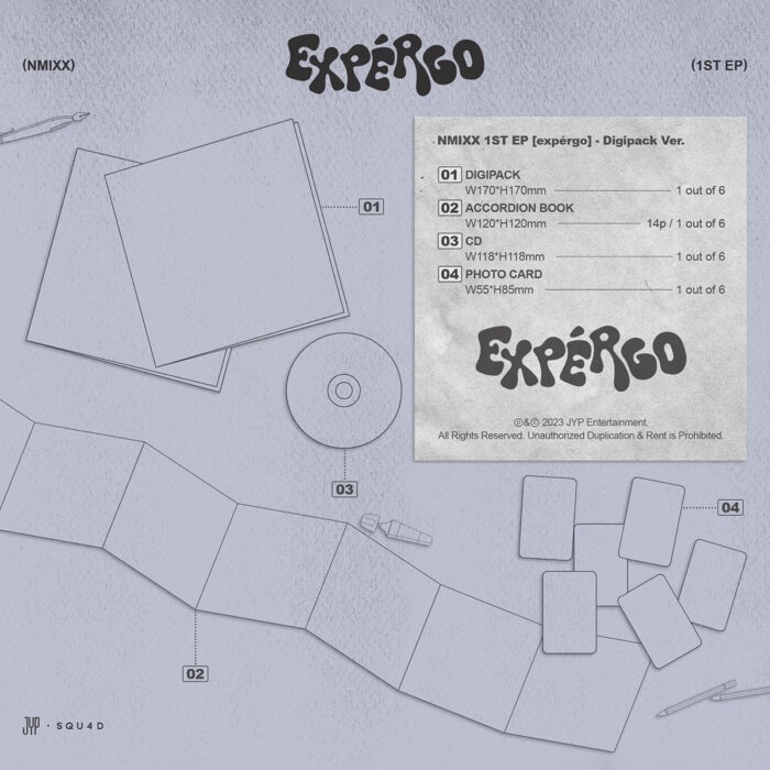 NMIXX - 1st EP: EXPERGO (Digipack Ver.) - EmpressKorea