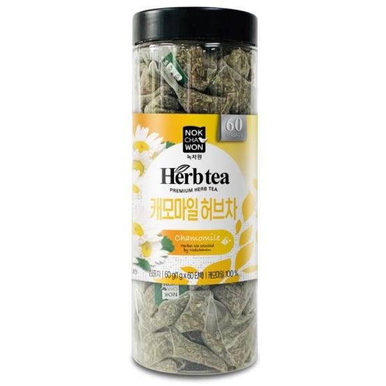 NOKCHAWON chamomile herbal tea 60 tea bags of fragrant and soft - EmpressKorea