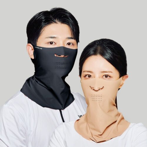 NORMAL LIFE UV Protection Sports Cooling Golf Mask - EmpressKorea