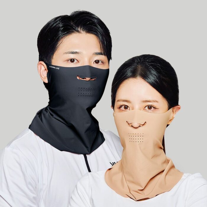 NORMAL LIFE UV Protection Sports Cooling Golf Mask - EmpressKorea