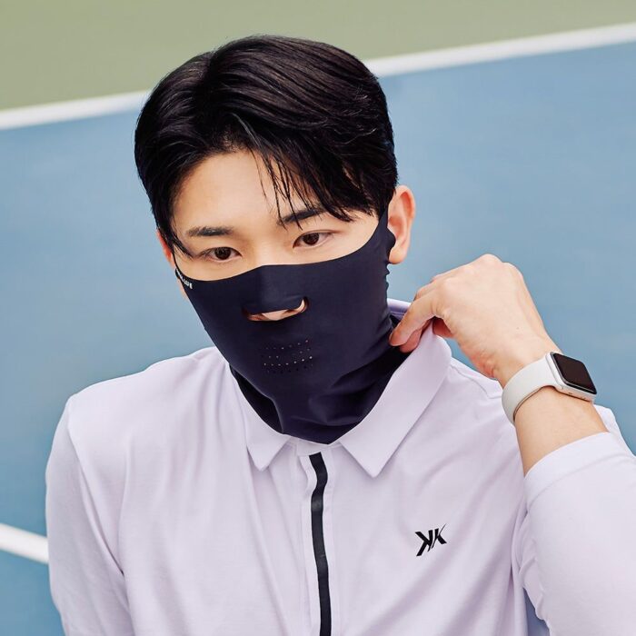 NORMAL LIFE UV Protection Sports Cooling Golf Mask - EmpressKorea