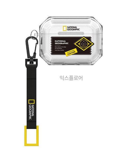 National Geographic Crystal Bumper Wappen AirPods Pro 2 Case - EmpressKorea