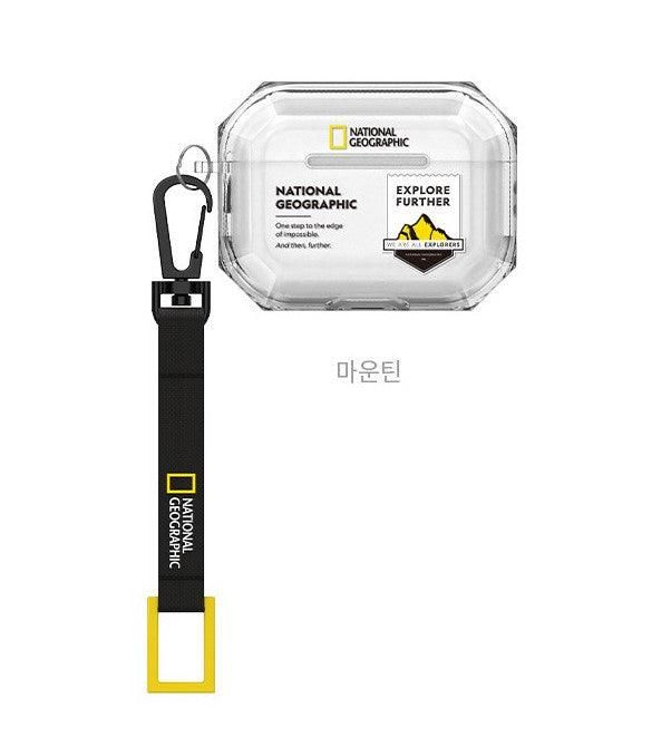 National Geographic Crystal Bumper Wappen AirPods Pro 2 Case - EmpressKorea