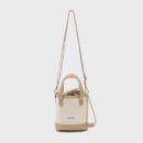 National Geographic N224ACR610 Felt Cylinder Mini Cross Bag IVORY - EmpressKorea