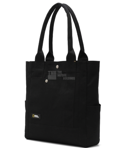 National Geographic N235ATO520 Canvas Tote Bag BLACK - EmpressKorea