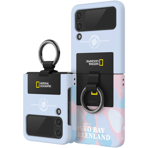 National Geographic Ring Strap Galaxy Z Flip 4 Case - EmpressKorea