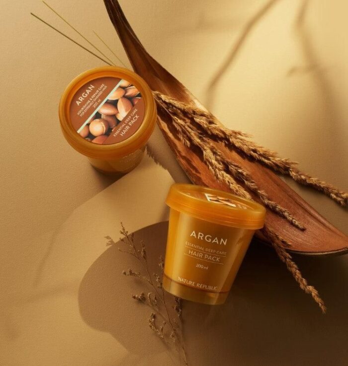 Nature Republic Argan Essential Deep Care Hair Pack 200ml - EmpressKorea