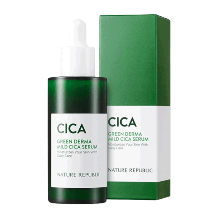 Nature Republic Green Derma Mild Cica Serum 50ml - EmpressKorea