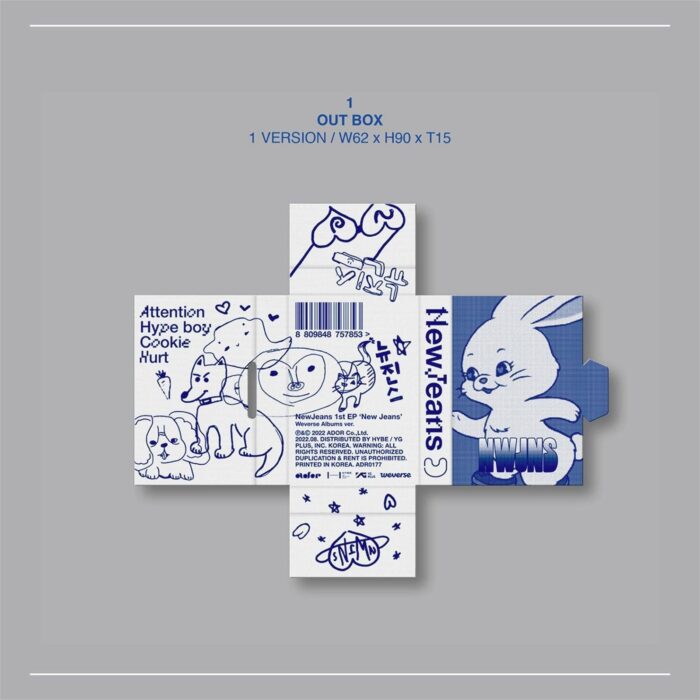NewJeans - 1st EP: New Jeans (Weverse Albums Ver.) - EmpressKorea