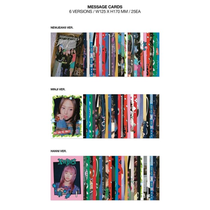 NewJeans - 1st Single Album: OMG (Message Card Ver.) - EmpressKorea