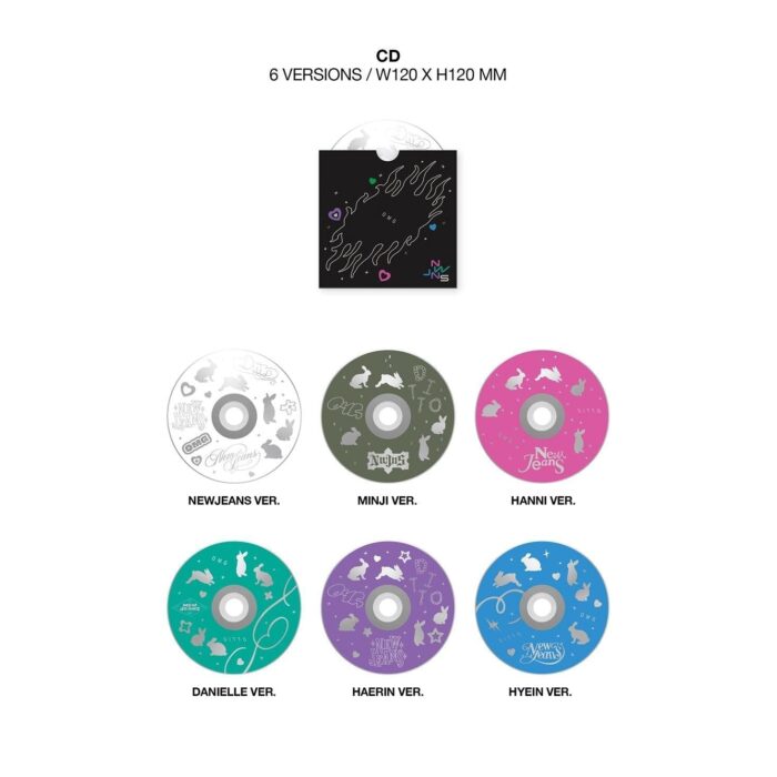 NewJeans - 1st Single Album: OMG (Message Card Ver.) - EmpressKorea