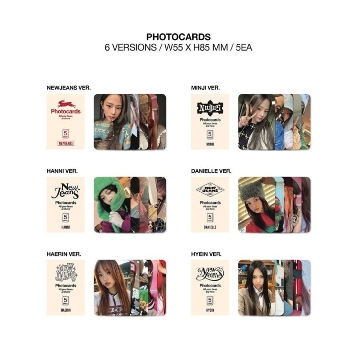 NewJeans - 1st Single Album: OMG (Message Card Ver.) - EmpressKorea