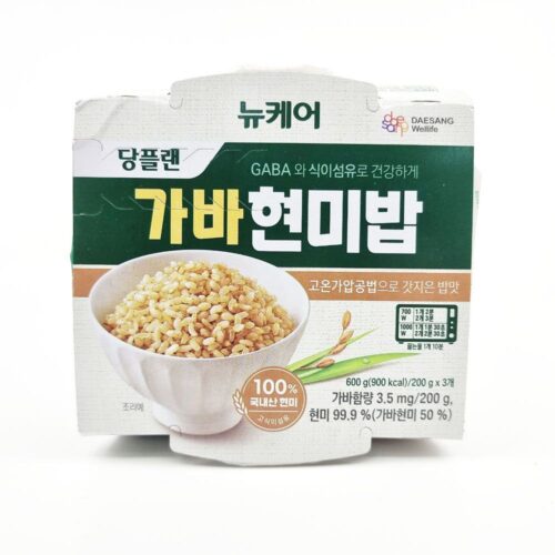New Care Carb Control Gaba Brown Rice, 200g, 3 pieces - EmpressKorea