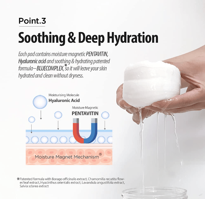 Nightingale Daily Derma Cleansing Pads Mild 270ml 70EA - EmpressKorea