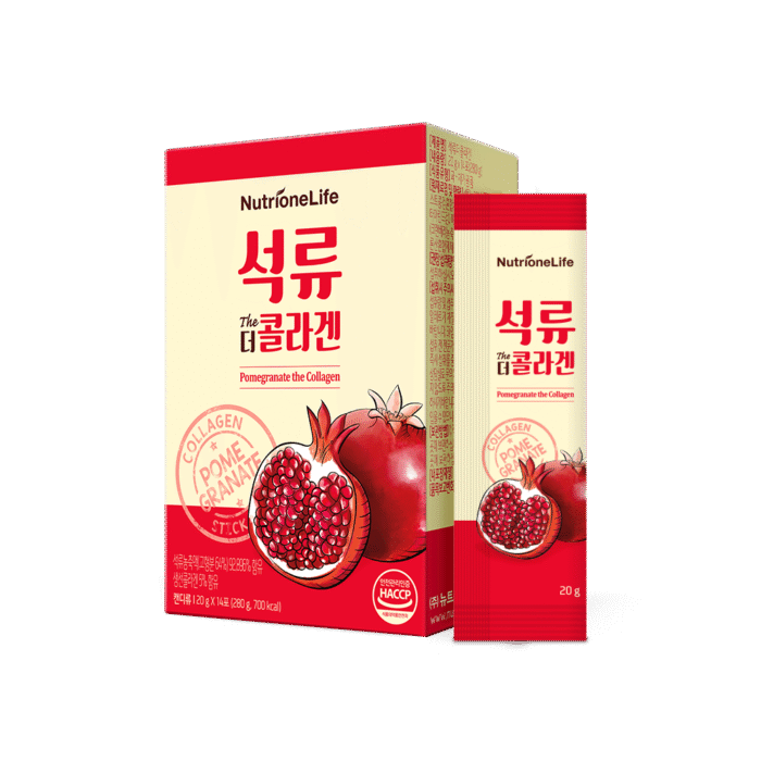 NutrioneLife Pomegranate The Collagen 20g*14 packs - EmpressKorea