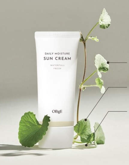 OBgE Daily moisture sun cream SPF50+ PA++++ 50ml - EmpressKorea
