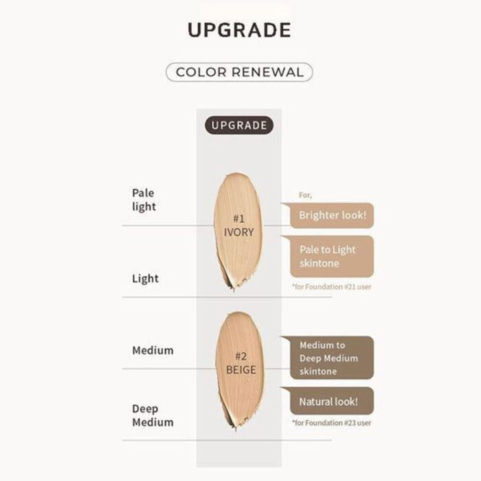 OBgE Natural Cover Foundation SPF 50+ PA++++ (2 Colors) 13g - EmpressKorea