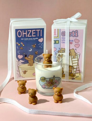 OHZETI CANDLE FOREVER YOUNG Little Bear Candle Set - EmpressKorea