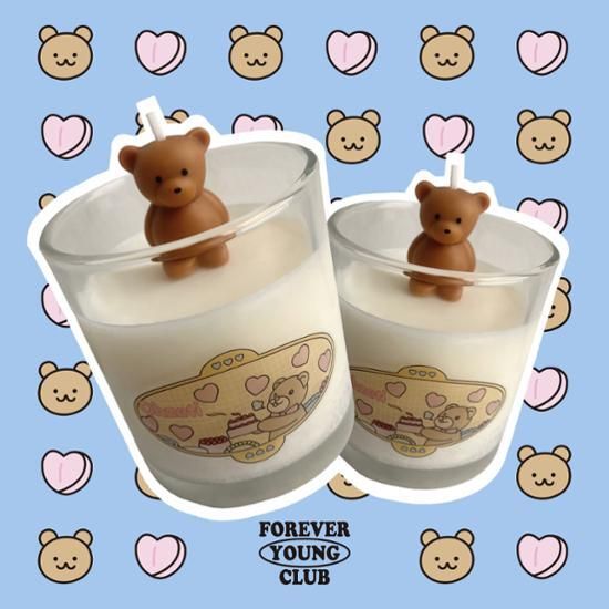 OHZETI CANDLE FOREVER YOUNG Little Bear Candle Set - EmpressKorea