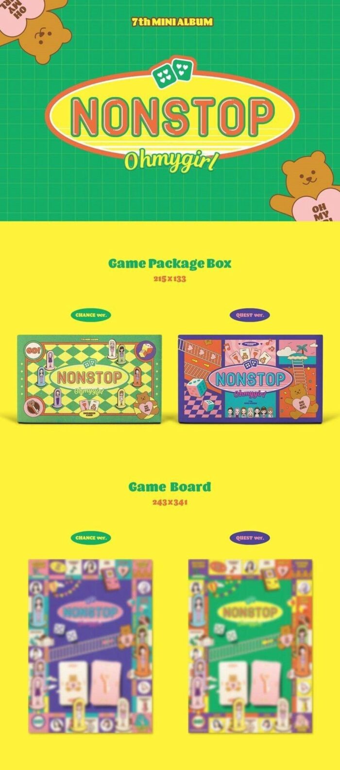 OH MY GIRL - 7th Mini Album: NONSTOP - EmpressKorea