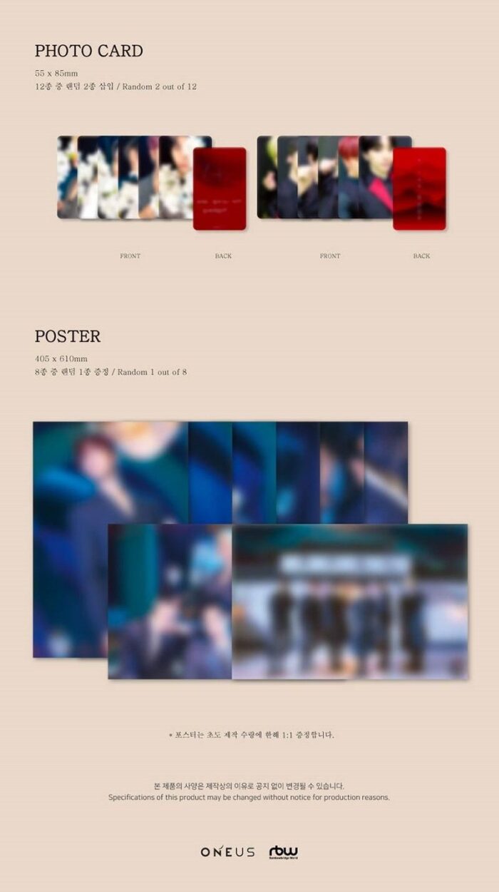ONEUS - 6th Mini Album: Blood Moon - EmpressKorea