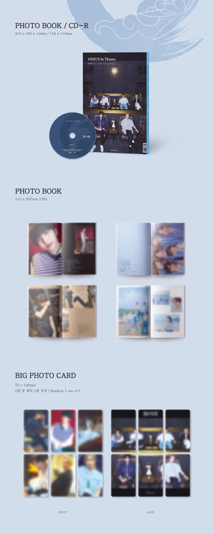 ONEUS - 6th Mini Album: Blood Moon - EmpressKorea