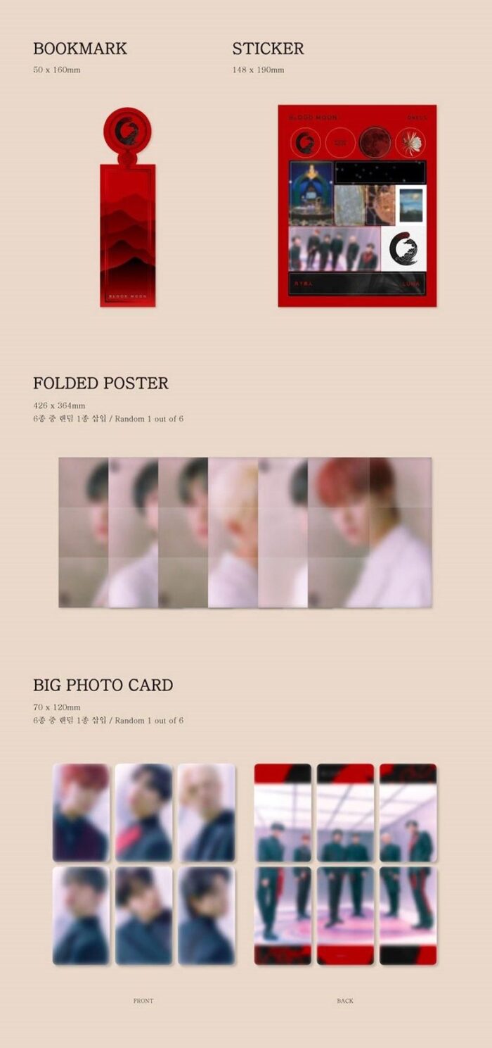 ONEUS - 6th Mini Album: Blood Moon - EmpressKorea