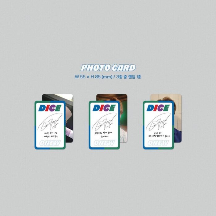 ONEW - 2nd Mini Album: DICE (Digipack Ver.) - EmpressKorea