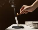 OPTATUM “Emotional Interior” Paper Incense & Grid House Holder Gift Set - EmpressKorea