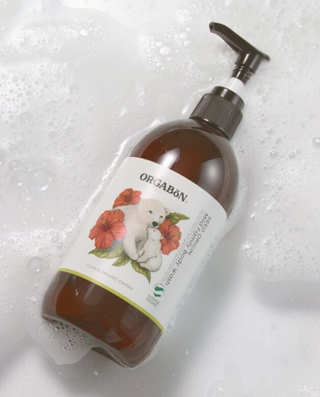 ORGABON Organic Family Clean Shower 2-piece Set (Shampoo380ml + Body Wash380ml) - EmpressKorea