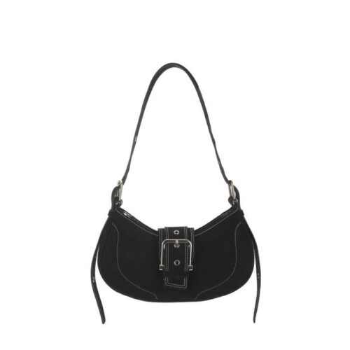 OSOI HOBO BROCLE [DENIM BLACK] - EmpressKorea