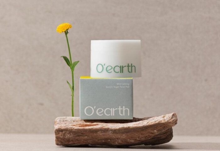 O'earth Mild Calming Soonjin Vegan Toner Pad 160ml 60EA - EmpressKorea