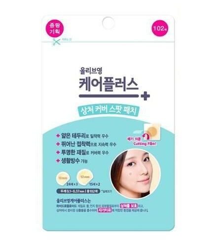 Oliveyoung Care Plus Wound Cover Spot Patch 102pcs - EmpressKorea