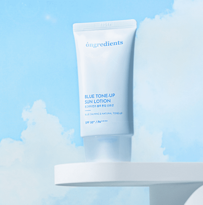 Ongredients Blue Tone-Up Sun Lotion SPF 50+ PA++++ 50ml - EmpressKorea