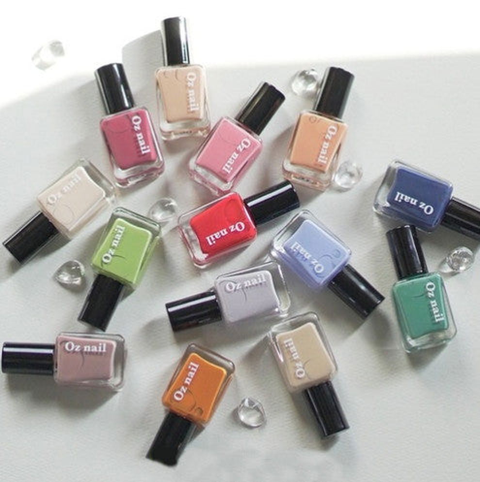 Oz nail Shine Mood Vegan Nail 36 Color Manicure 8ml - EmpressKorea